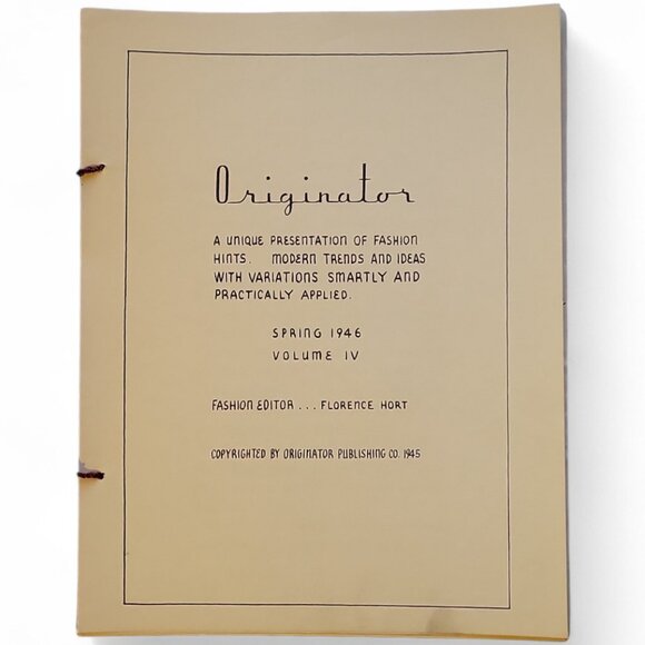 👄Vintage 1946 Spring Illustrated Fashion Booklet The Originator Vol IV - Picture 3 of 8